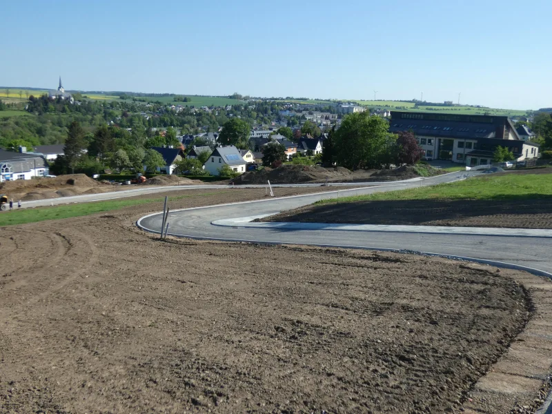 Panoramablick über die Schleizer Innenstadt