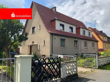 Titel - Haus kaufen in Pößneck - gemütliche Doppelhaushälfte am Stadtrand