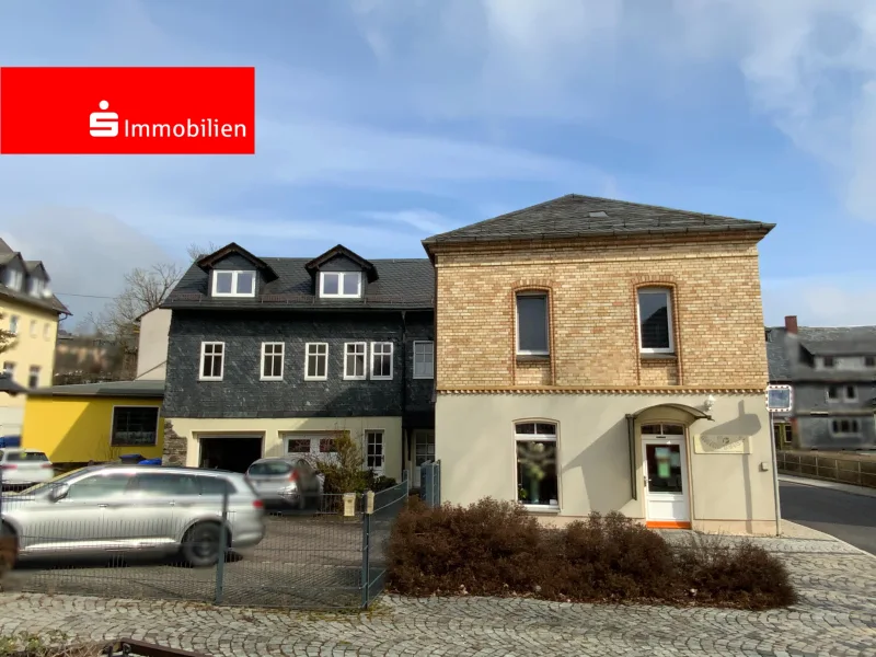 Ansicht Objekt - Wohnung mieten in Wurzbach - 3-Raum Maisonettewohnung  im Zentrum von Wurzbach ab sofort zu vermieten ! 