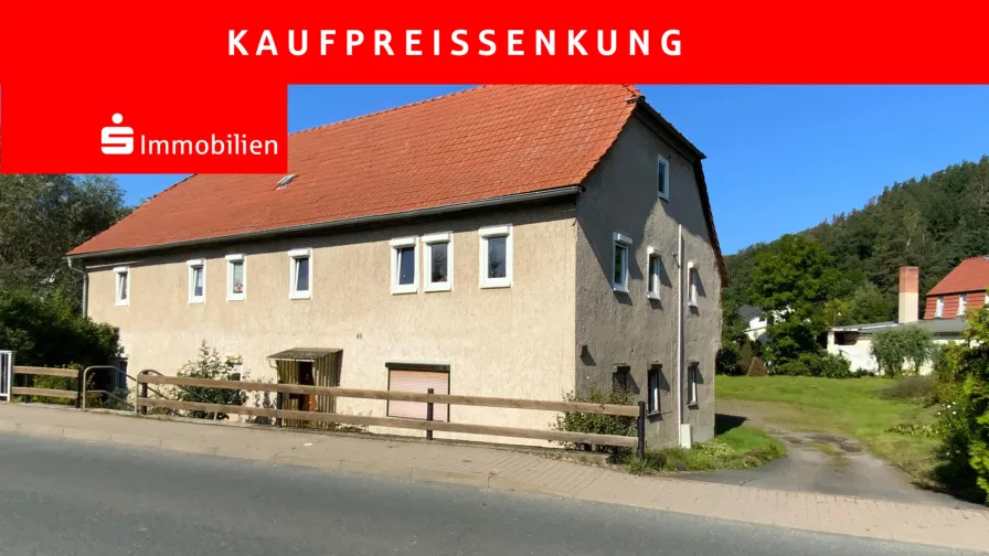 Vorderansicht - Haus kaufen in Königsee - Großes Bauernhaus mit Nebengebäude