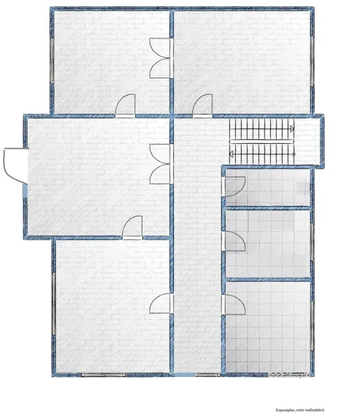 Grundriss UG - näherungsweise und ohne Gewähr