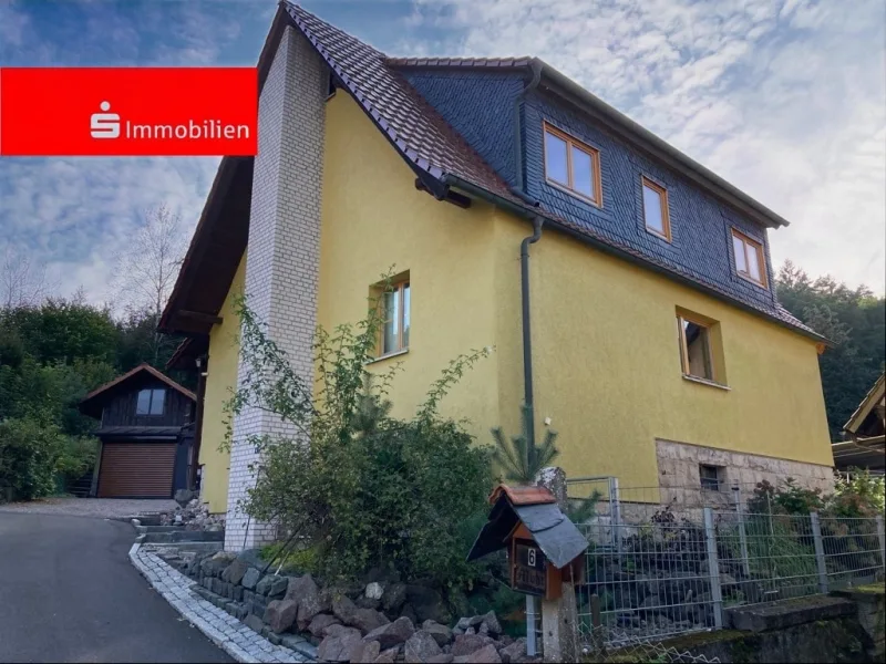 Ansicht - Haus kaufen in Schmalkalden - …großzügiges Wohnen in Naturnähe !