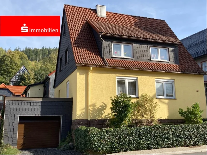 Ansicht - Haus kaufen in Steinbach-Hallenberg - …einziehen und Freizeit genießen !