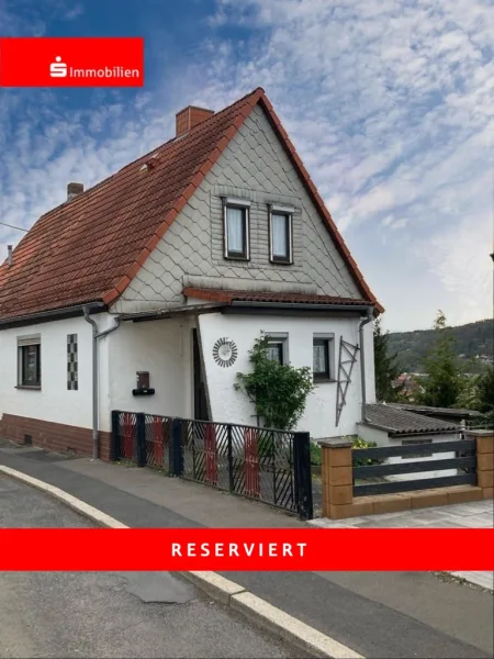 Ansicht - Haus kaufen in Meiningen - ...wohnen mit Panoramaausblick 