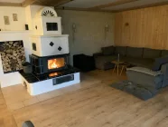 Wohnbereich mit Kamin