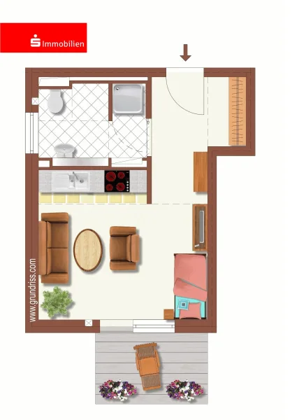 Grundriss - Wohnung mieten in Meiningen - Willkommen in Ihrem neuen Zuhause!