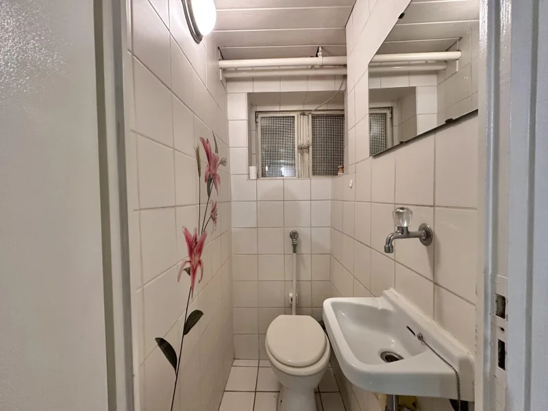 WC im Erdgeschoss