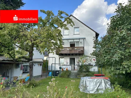 Gartenansicht - Haus kaufen in Offenbach - Seltene Gelegenheit - 3 Familienhaus in gesuchter Wohnlage!