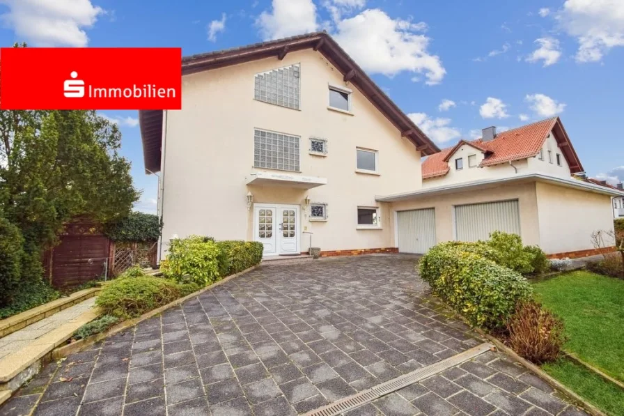 Straßenansicht - Haus kaufen in Babenhausen - Einfamilienhaus in Babenhausen