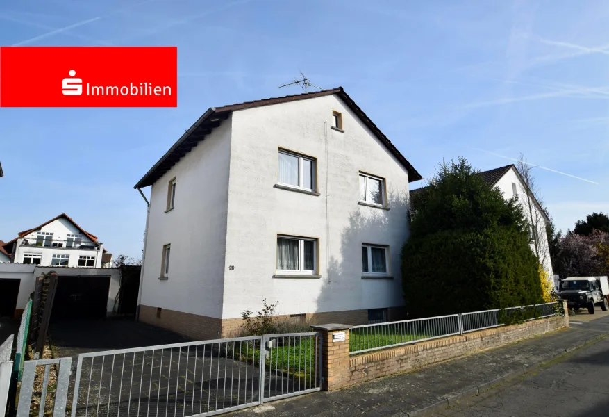 Straßenansicht - Haus kaufen in Dieburg - 1-2 Familienhaus in Dieburg