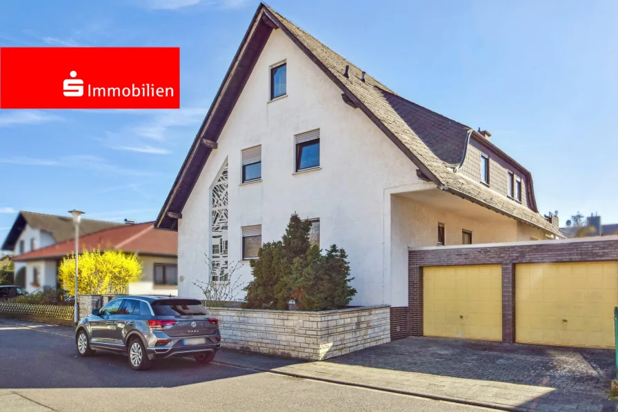 Straßenansicht - Haus kaufen in Eppertshausen - 2-Familienhaus in Eppertshausen