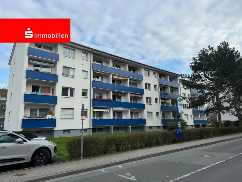 Rückseite - Wohnung kaufen in Maintal - Vermieten oder selbst einziehen: 2 Zimmer Eigentumswohnung in Maintal - Dörnigheim