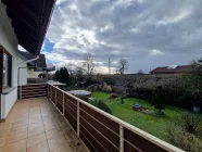 Balkon zur Gartenseite