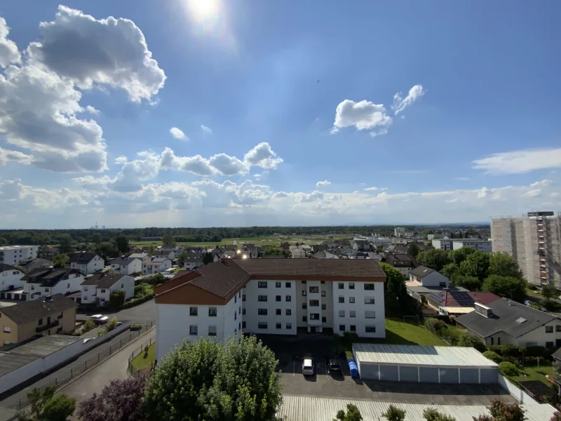 Blick vom Balkon / Wintergarten