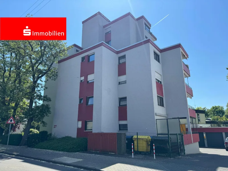 Ansicht Strassenseite - Wohnung kaufen in Hanau - Moderne 3 Zimmer Eigentumswohnung mit Garage in Innenstadt - Nähe von Hanau