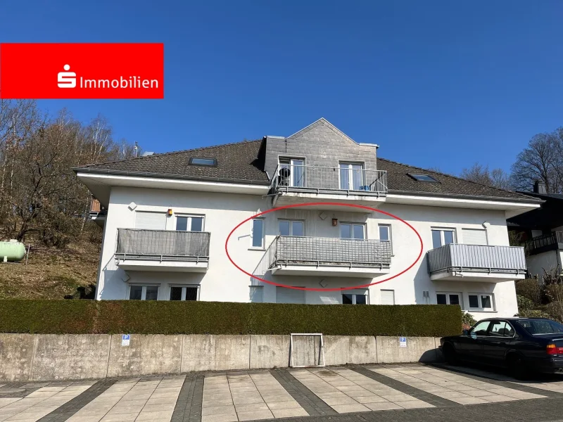Ansicht - Wohnung kaufen in Eschenburg - Vermietete Eigentumswohnung als Kapitalanlage in aussichtsreicher Ortsrandlage!