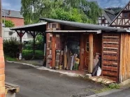 Carport mit Werkstatt