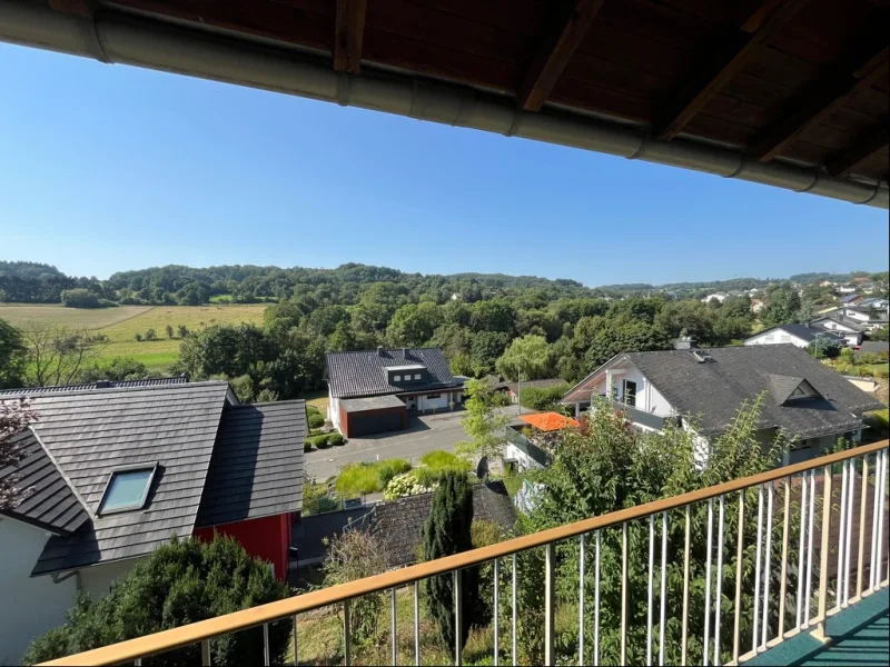 Ausblick vom Balkon