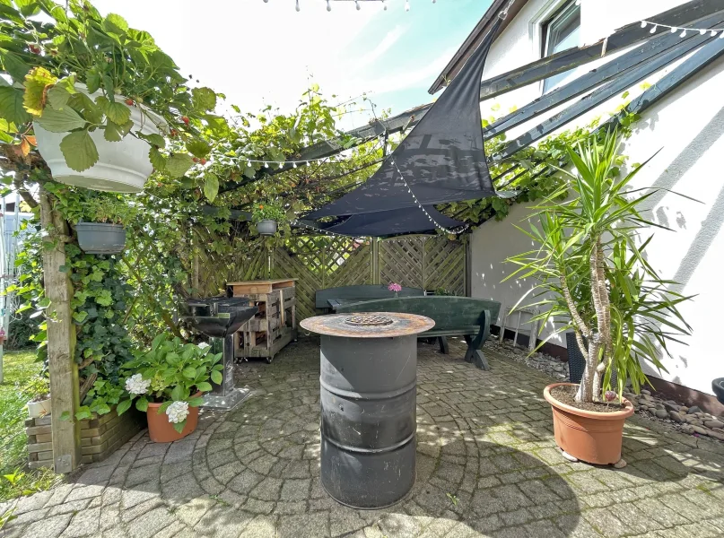 Terrasse mit Sichtschutz