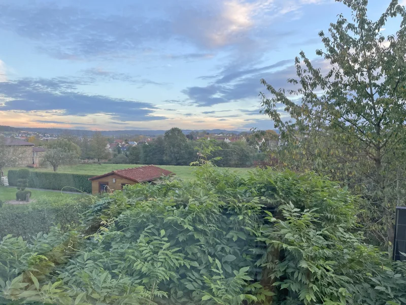 bezaubernder Ausblick vom Wintergarten