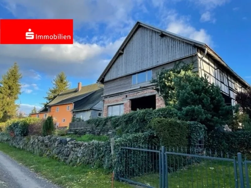 Ansicht - Haus kaufen in Mohlsdorf-Teichwolframsdorf - Gemütlicher Bauernhof sucht Naturliebhaber!