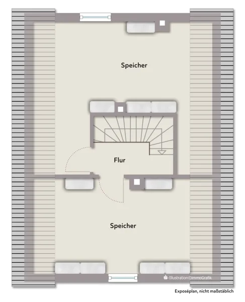 Grundriss EFH - Speicher