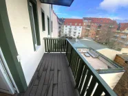 Balkon an der Küche