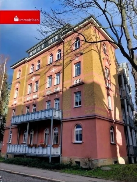 Straßenansicht - Wohnung kaufen in Erfurt - Schicke Etagenwohnung im Stadtgebiet
