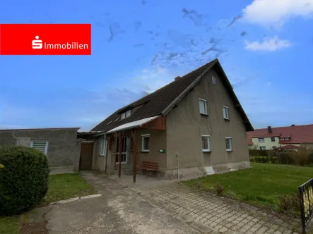 Eingangsseite - Haus kaufen in Kindelbrück - Naturverbundenes Einfamilienhaus mit Platz zum Verwirklichen.
