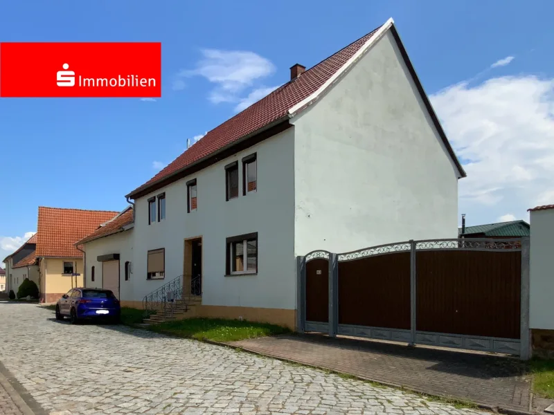 Herzlich Willkommen - Haus kaufen in Buttstädt - Sanierungsbedürftiges Haus mit Potenzial in idyllischer Lage