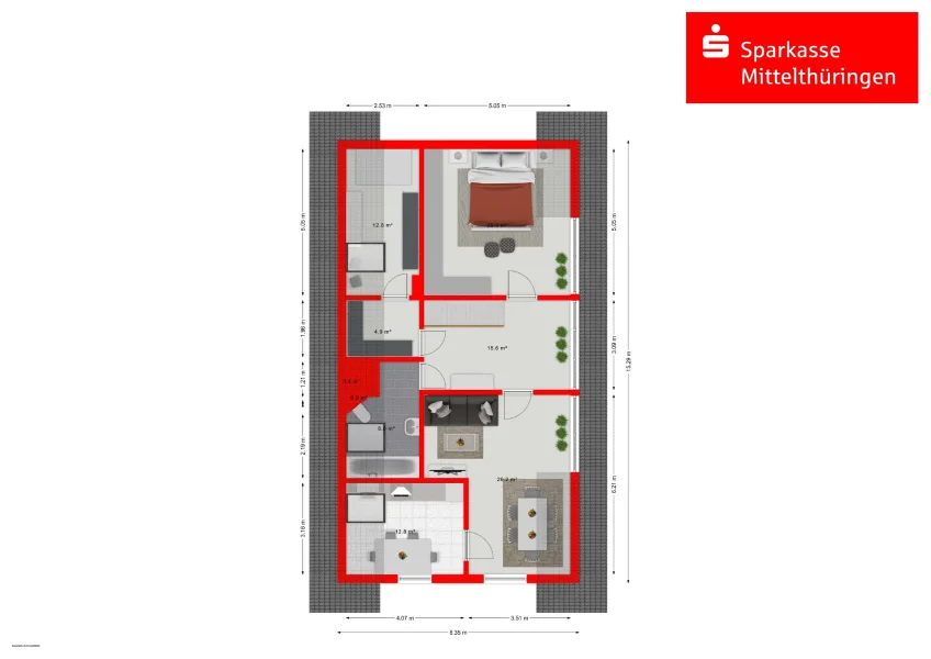 Grundriss Dachgeschoss