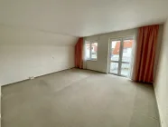 Schlafzimmer mit Zugang auf den Westbalkon