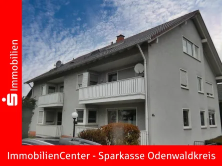 Ansicht Südseite - Wohnung kaufen in Michelstadt - Top-Mieterin inklusive. Schöne 2-ZKB-ETW in kleinem Mehrfamilienhaus