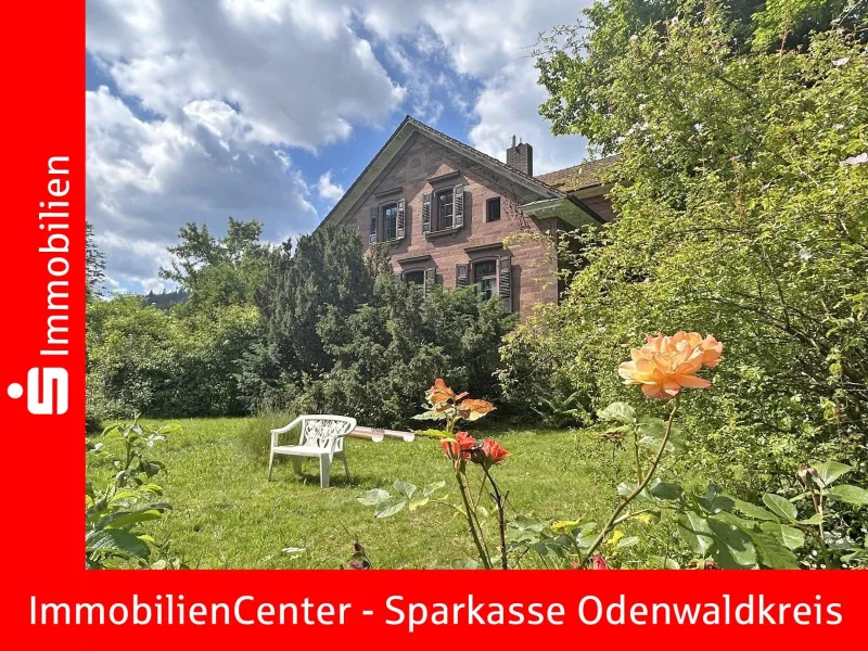 Mitten im Grünen - Haus kaufen in Oberzent - Seltene Gelegenheit - Herrschaftliches Forsthaus in idyllischer Randlage