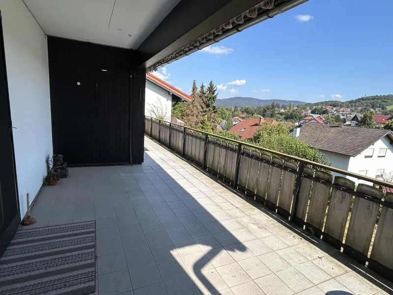 Extra tiefer Balkon