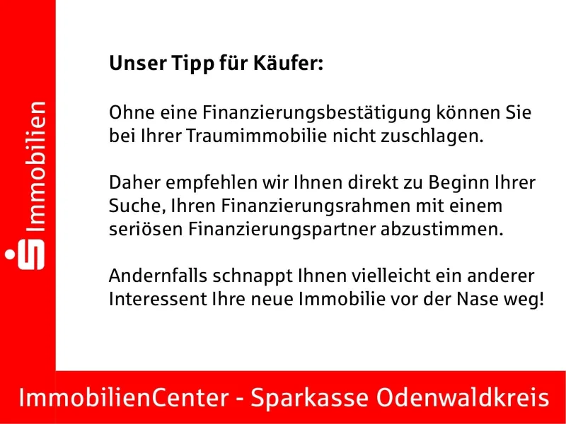 Immobilientipp Finanzierung