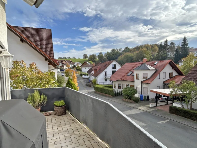 Großer Balkon mit Ausblick