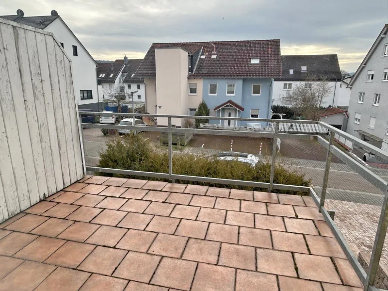 Dachterrasse vorm Schlafzimmer