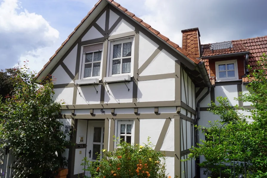 Ansicht von Außen - Haus kaufen in Frankenberg - gepflegtes Wohnhaus in zentraler Lage von Frankenberg - eine gute Alternative zur Eigentumswohnung