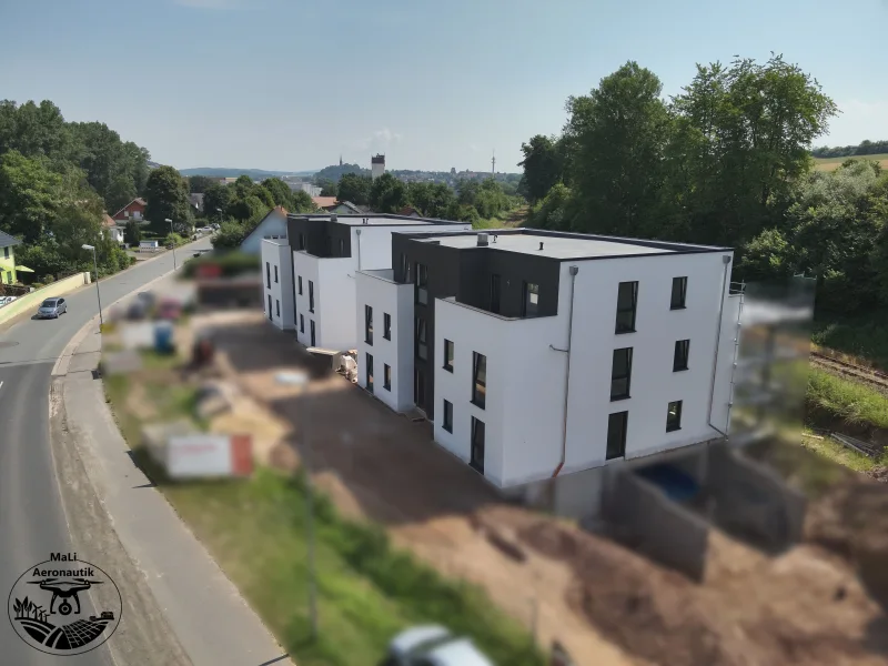 Lage AB - Wohnung kaufen in Frankenberg - Neubau Erdgeschosswohnung in Stadtrandlage