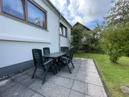 Terrasse hinter dem Haus