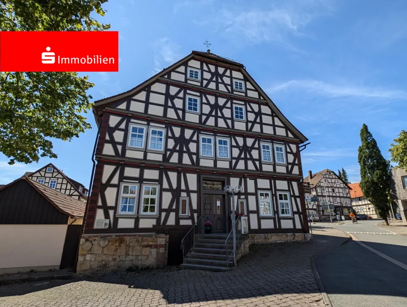 Haupteingang - Gastgewerbe/Hotel kaufen in Korbach - Historisches Hotel und Gastwirtschaft in der Altstadt von Korbach 