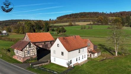 Idyllisches Anwesen - Land- und Forstwirtschaft kaufen in Gemünden - Historisches Anwesen mit einzigartigem Charme in idyllischer Alleinlage – Ehemalige Dorfmühle