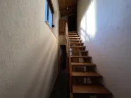 Treppe zum Dachgeschoß