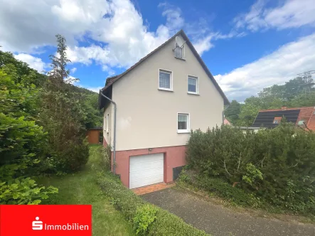 Außenansicht - Haus kaufen in Ringgau - Einfamilienhaus mit Garten in ruhiger Lage