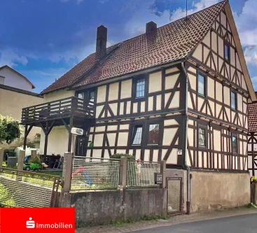 Vorderseite - Haus kaufen in Weißenborn - Viel Wohnfläche oder Mietertrag zu einem bezahlbaren Preis in ruhiger Lage!