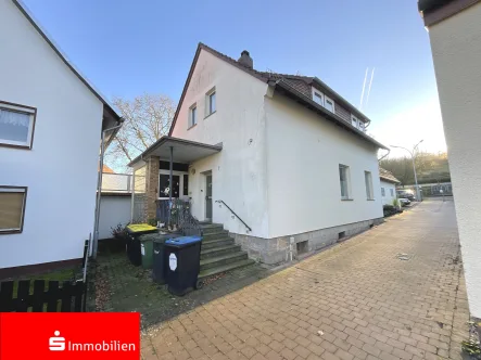 Vorderansicht - Haus kaufen in Großalmerode - Das kleine Einfamilienhäuschen, zur Eigennutzung oder als Kapitalanlage!