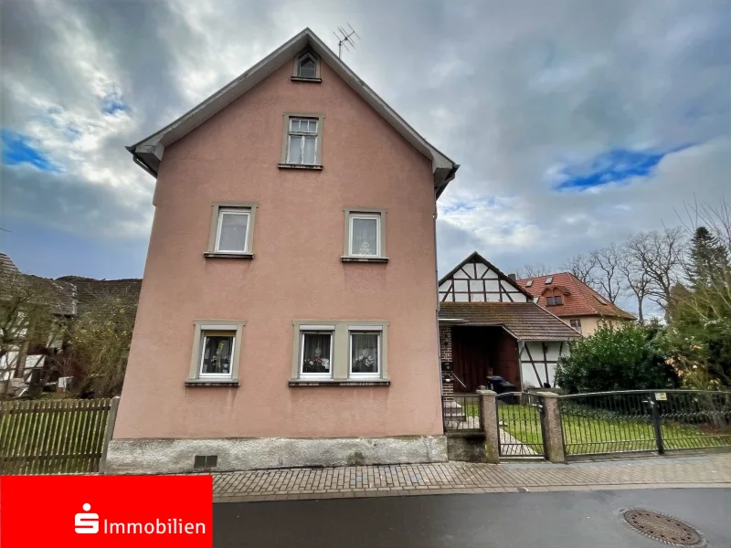 Außenansicht - Haus kaufen in Herleshausen - Günstig in die eigenen vier Wände!