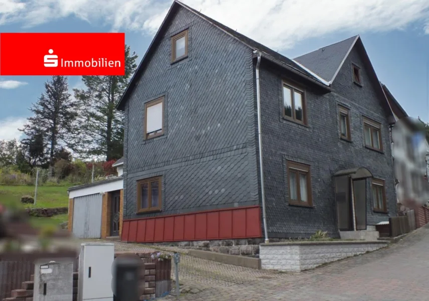 Straßenansicht - Haus kaufen in Ilmenau - Ihr neues Zuhause im Thüringer Wald, unweit vom Rennsteig !!