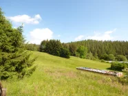 Ausblick neben dem Grundstück